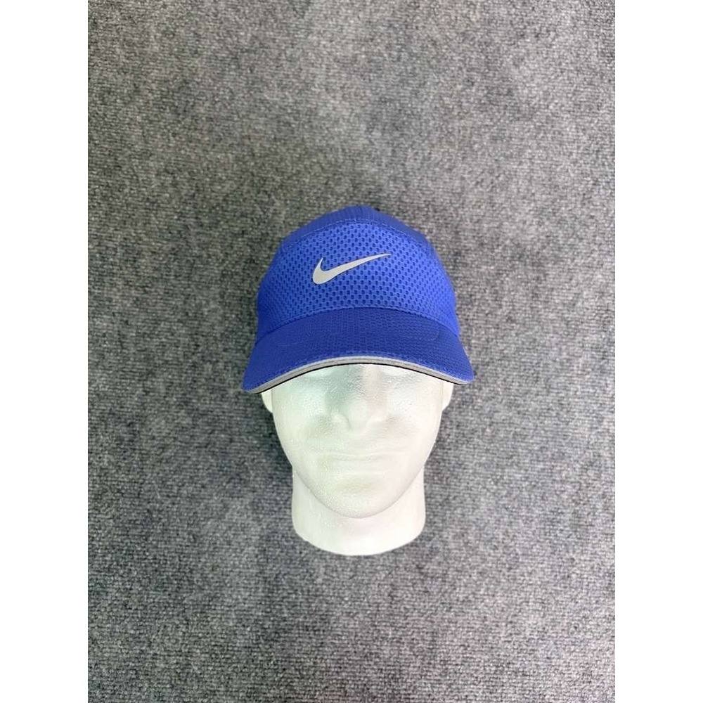 Nike Hat Cap Strapback 7 Panel Tailwind Dri-Fit Mesh Running Y2K Vintage Swoosh
